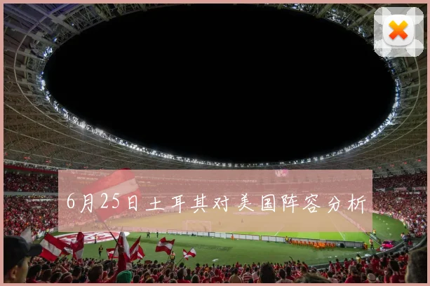 6月25日土耳其对美国阵容分析