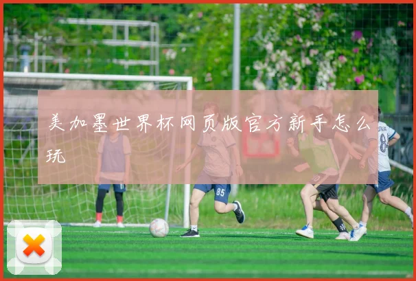 美加墨世界杯网页版官方新手怎么玩